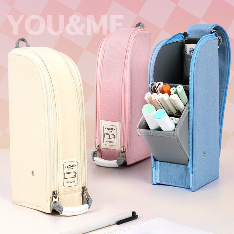 YOME Large Capacity Standing Pencil Case