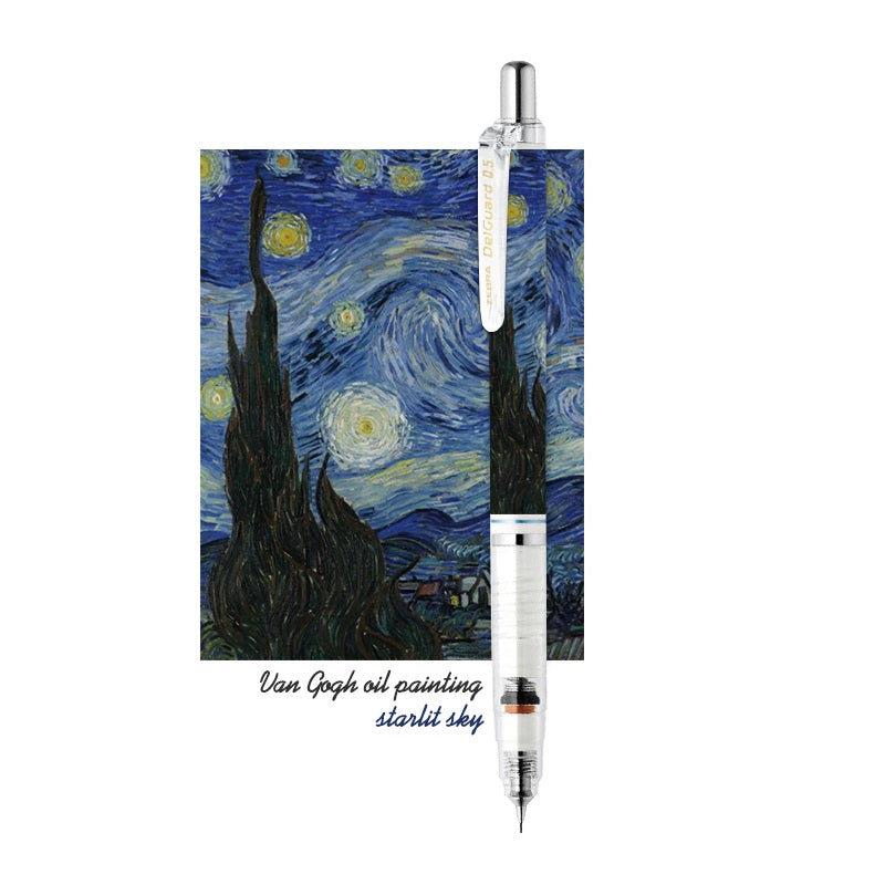 Zebra DelGuard 0.5mm Lead Mechanical Pencil Van Gogh Painting Limited