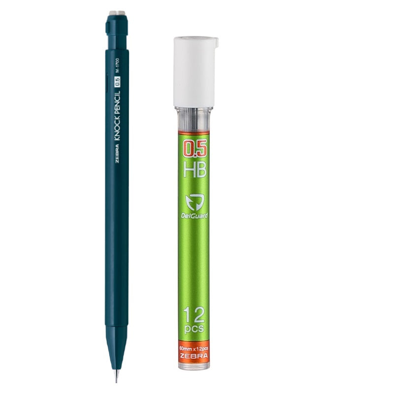 Zebra M-1700 Knock Shaker Mechanical Pencil -0.5mm with Leads - TTpen