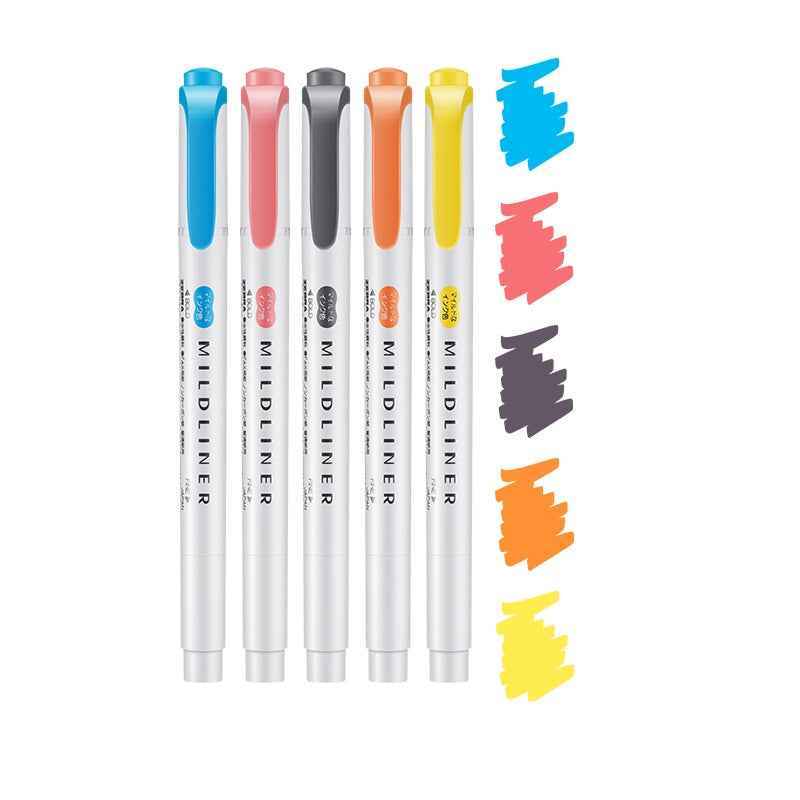 Zebra Mildliner Dual-Tip Highlighter Marker Pens Set,25 Colors