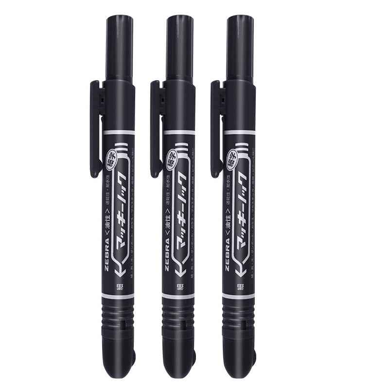 Zebra Permanent Pen,McKnock,Fine Point,3 Count P-YYSS6