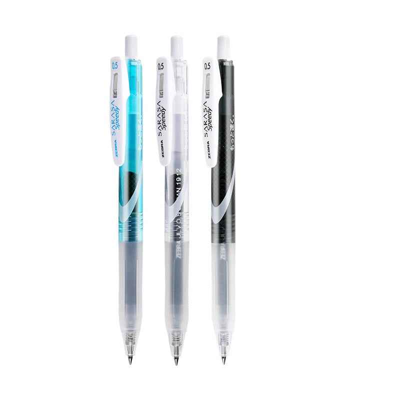 Zebra Sarasa Speedy Gel Pen,Black Ink,0.4/0.5mm,3 Pack