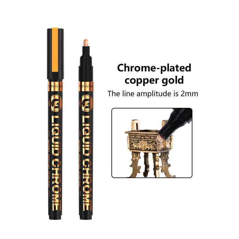 Guangna 4 Colors Liquid Chrome Marker Pens 2mm Tip - TTpen