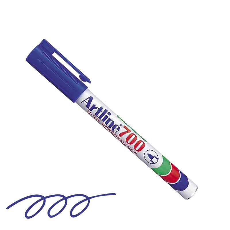 Artline 700 Permanent Marker,0.7mm Fine Tip,3 Pack