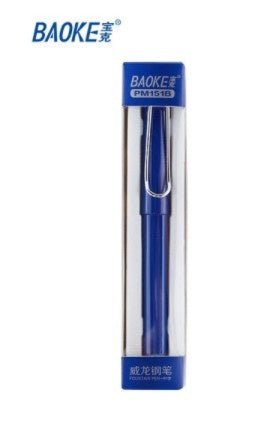 Baoke 0.5mm Black Ink Veyron Fountain Pen-PM151 Blue