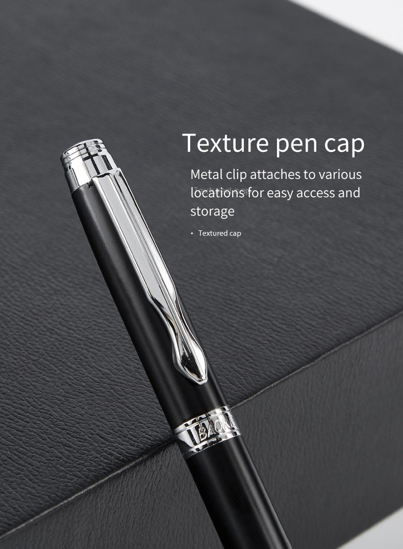 Baoke 0.7mm Black Ink Metal Shenbao Signature Fountain Pen