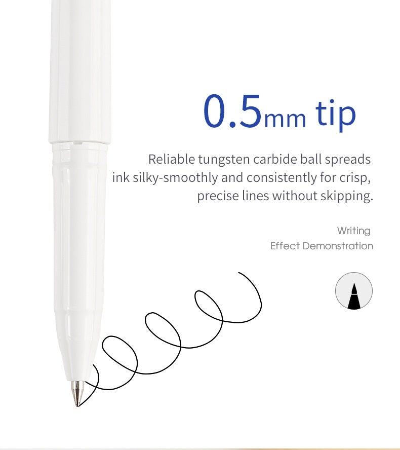 Baoke Black Gel Pen PC3638 (Pack of 12)