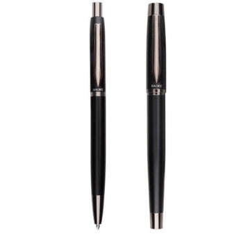 Baoke Fountain Pen & Ballpoint Pen Combo Set T12 Peari-black