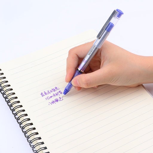 Baoke Wisdom 0.5mm Ink Rollerball Pen-BK118 (Pack of 12) 0.5mm Blue