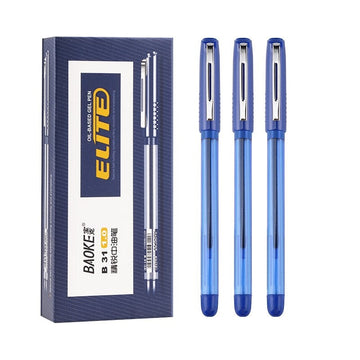 Baoke Oil-Based Gel Pen B31 (Pack of 12) 0.6mm Blue