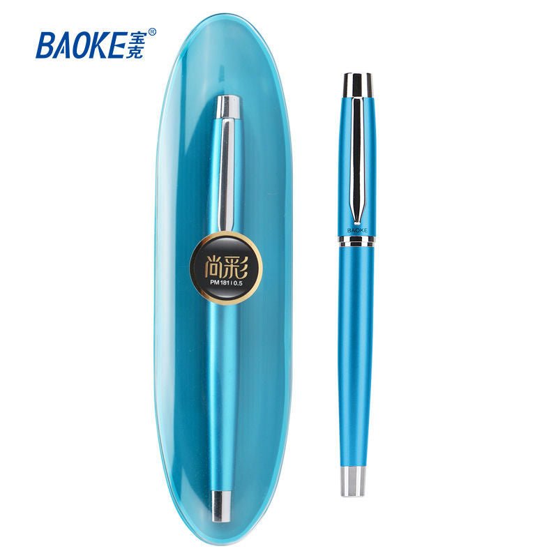 Baoke (PM181) 0.5mm Black Ink Gel Pen 0.5mm Aqua