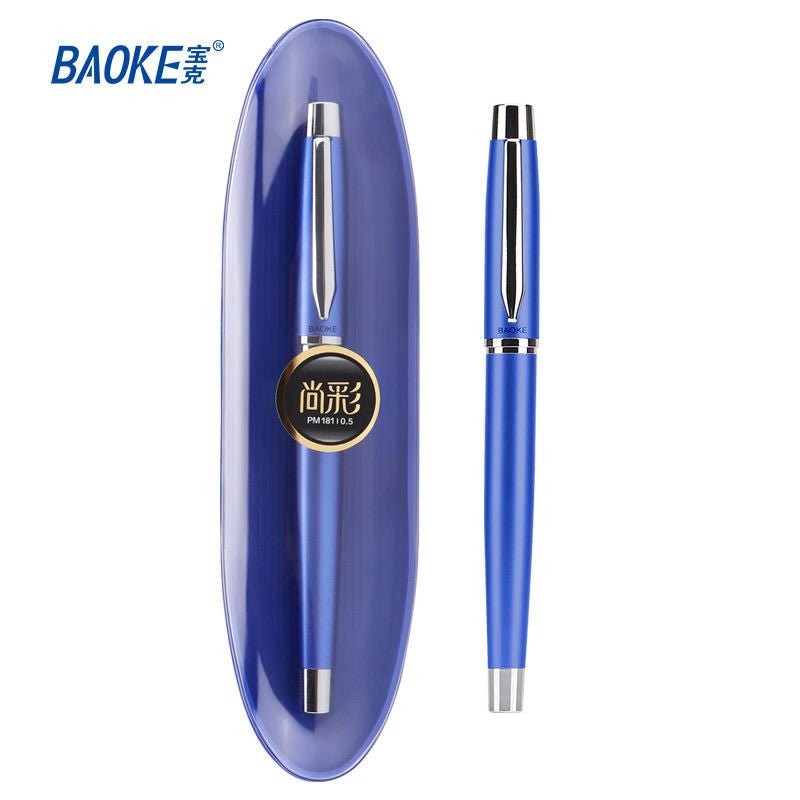 Baoke (PM181) 0.5mm Black Ink Gel Pen 0.5mm Blue