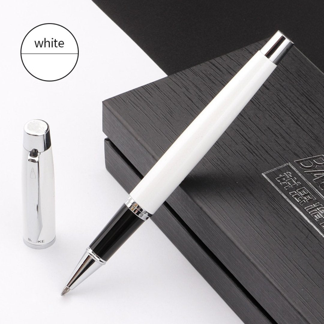Baoke Rollerball Pen T14 Pearl 0.7 Athnes-White