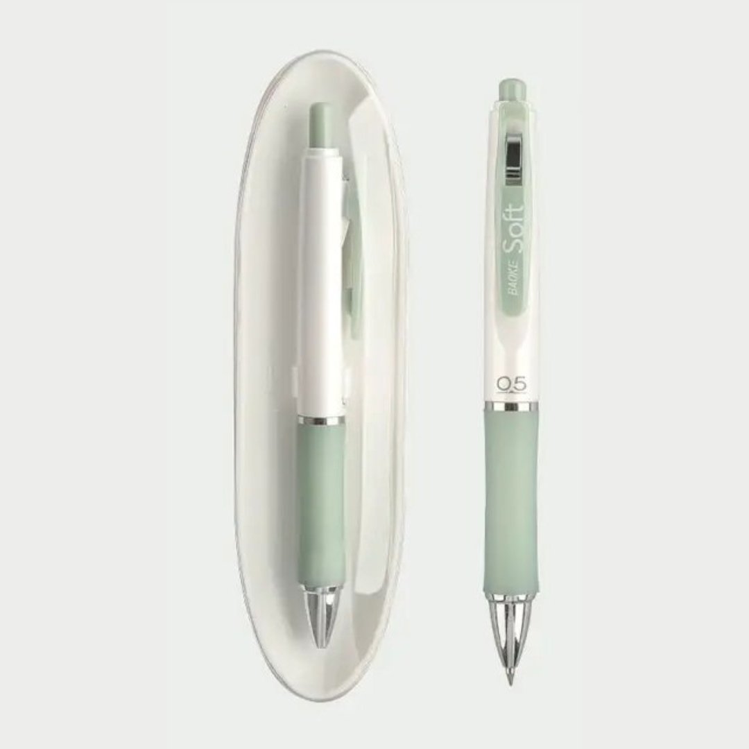Baoke Soft 0.5 Gel Ink Pen 0.5mm Light Green