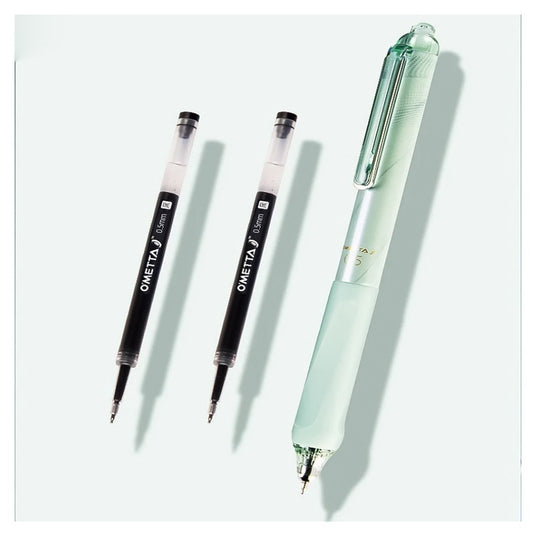 Beifa Ometta Push Silent Gel Pen with 2 Refills