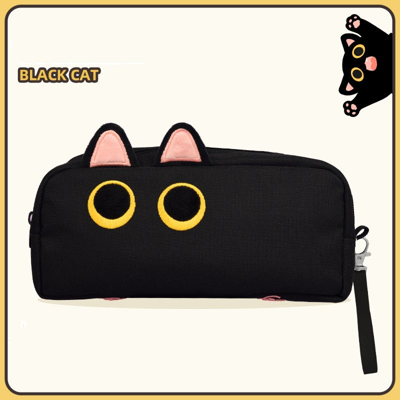 3D Cat Large Capacity Pencil Case Pouch Organizer