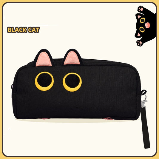 3D Cat Large Capacity Pencil Case Pouch Organizer
