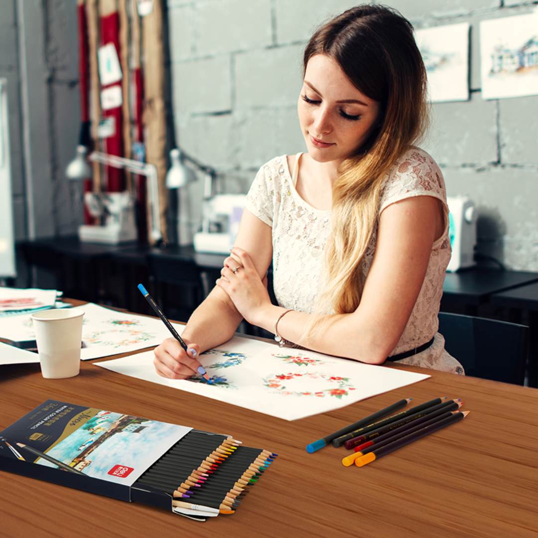 Deli Arte Nuevo Watercolor Pencils 24 36 48 Pack