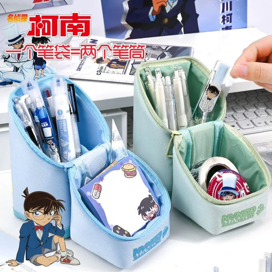 Detective Conan Pencil Case: 2-in-1 Pen Holder!
