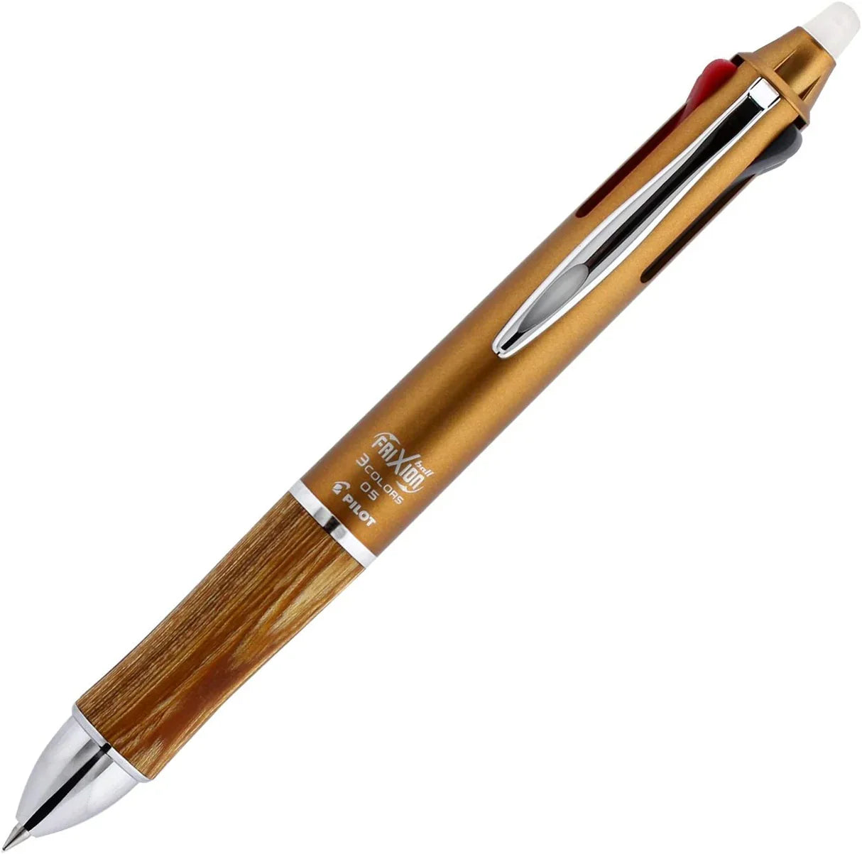 Pilot Frixion Ball 3 Colors Wood Erasable Ballpoint Pen