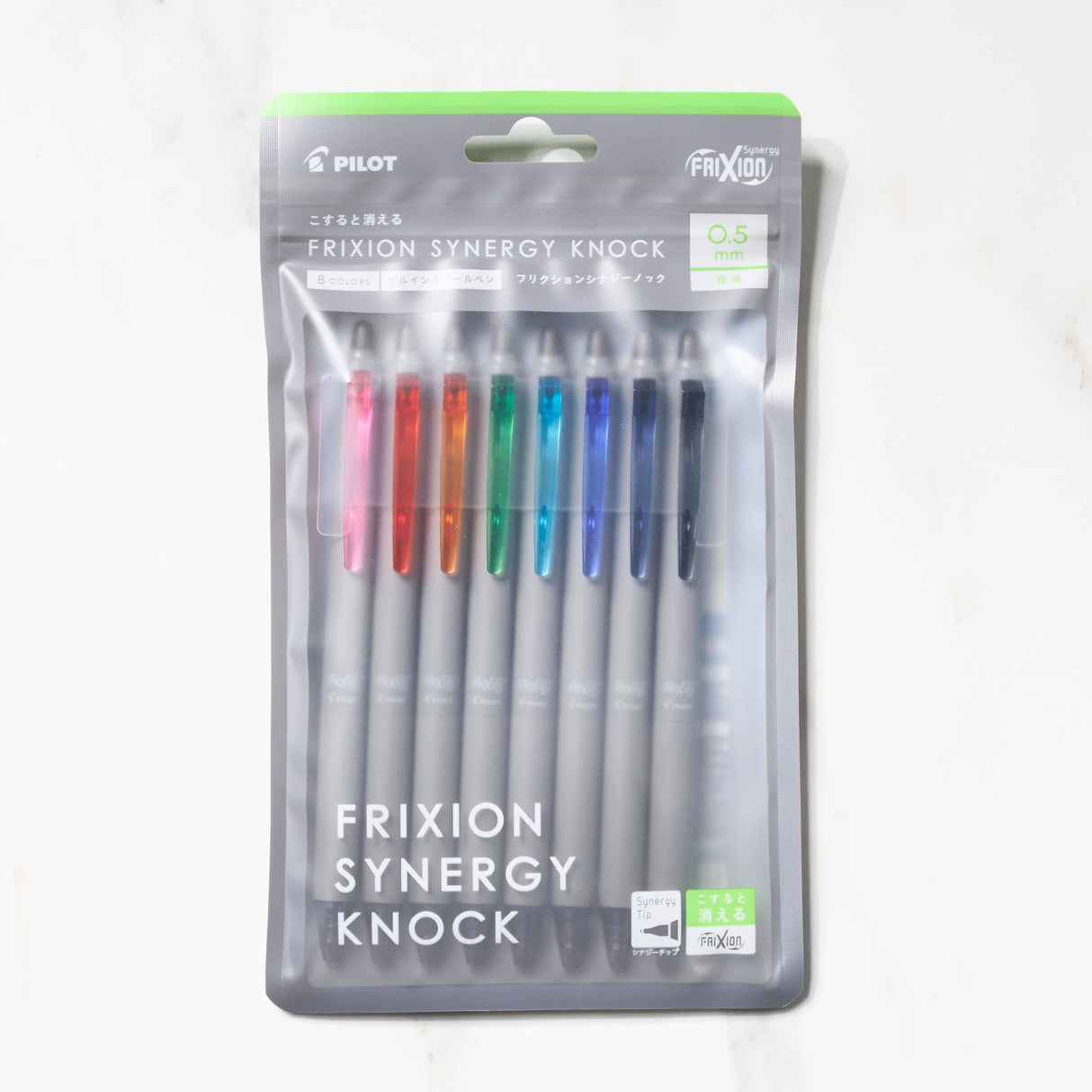 Pilot Frixion Synergy Knock 8 Color Ballpoint Pen Set