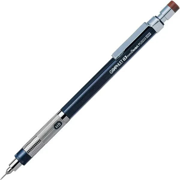 Pentel Graphlet Mechanical Pencil 0.3/0.4/0.5/0.7/0.9mm