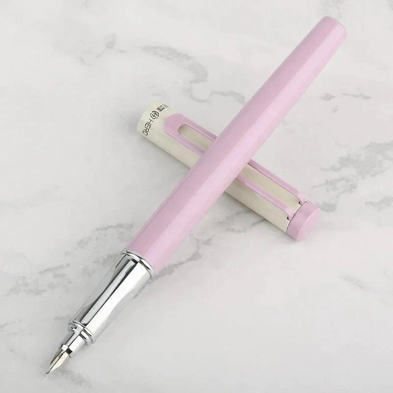 Hero 1228 Meets Iridium Fountain pen Pink