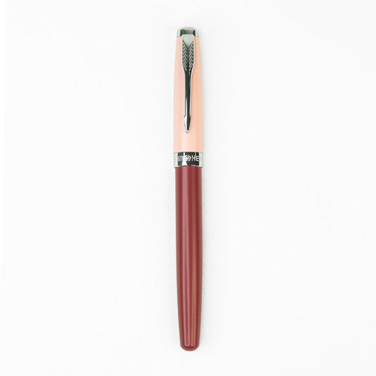 Hero 1502 Morandi Gold Fountain Pen Red