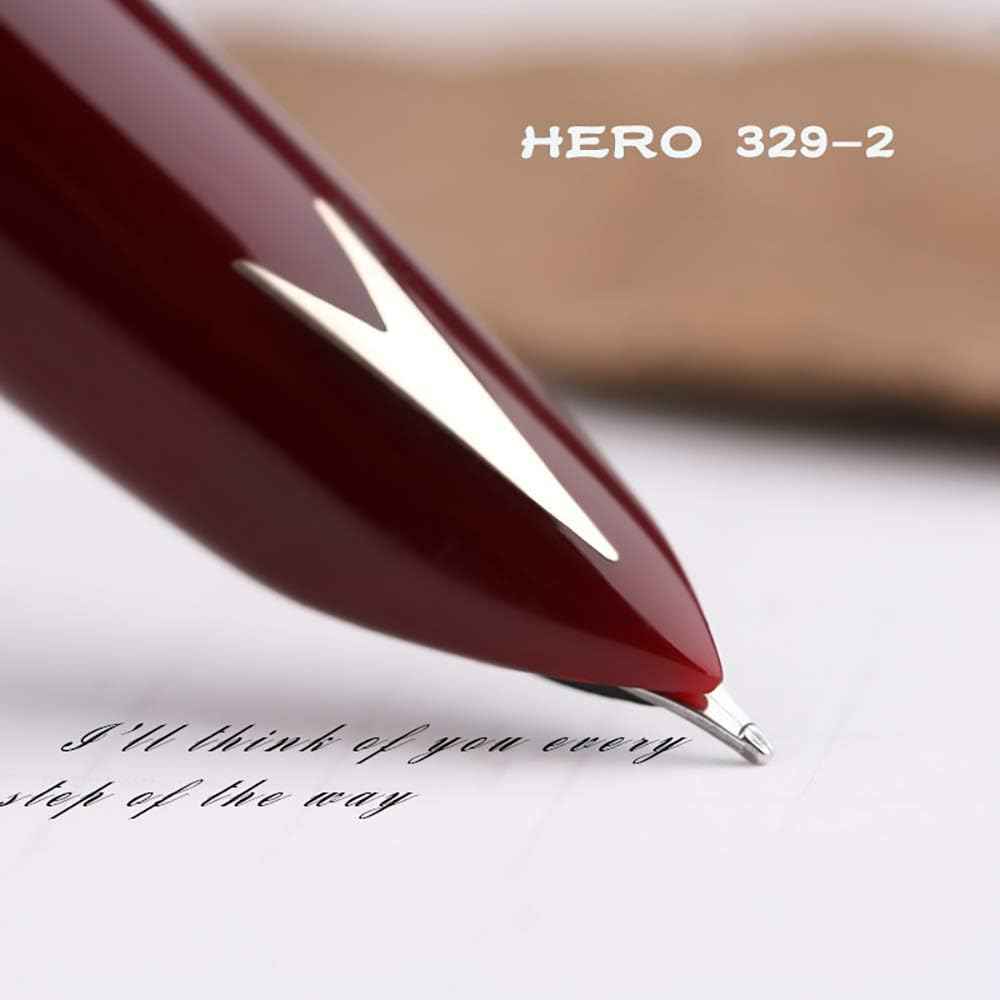 Hero 329 Fountain Pen Gold Arrow Pattern 3 Pack - TTpen