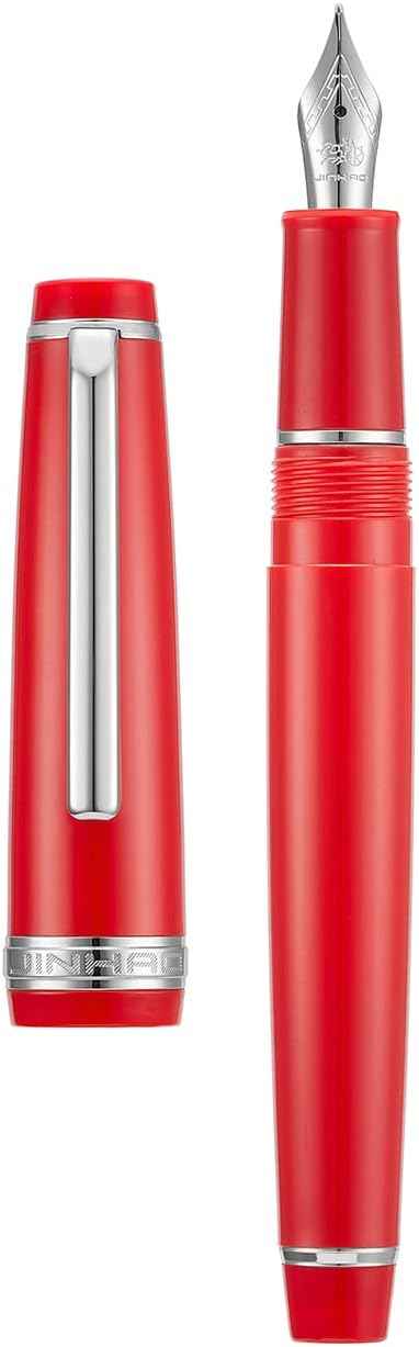 Jinhao 82 Acrylic Fountain Pen Iridium Nib Gold Silver Trim - TTpen