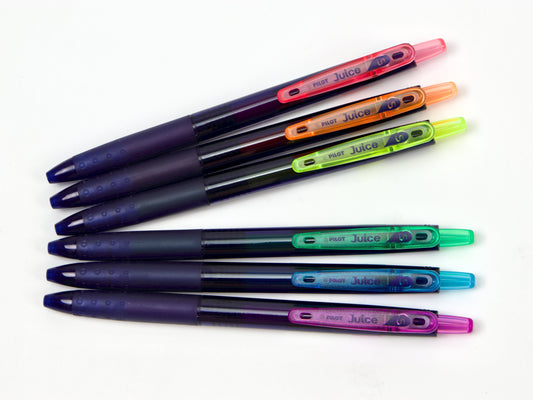Pilot Juice Gel Pen - Neon Color - 0.5mm 6 Pack