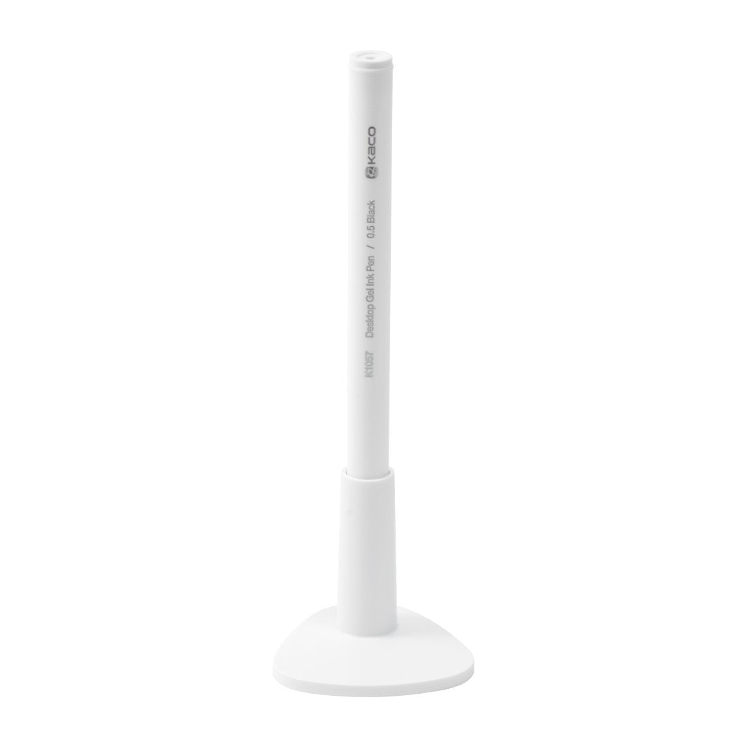 Kaco Jumbo Desktop Gel Ink Pen 0.5mm Black White