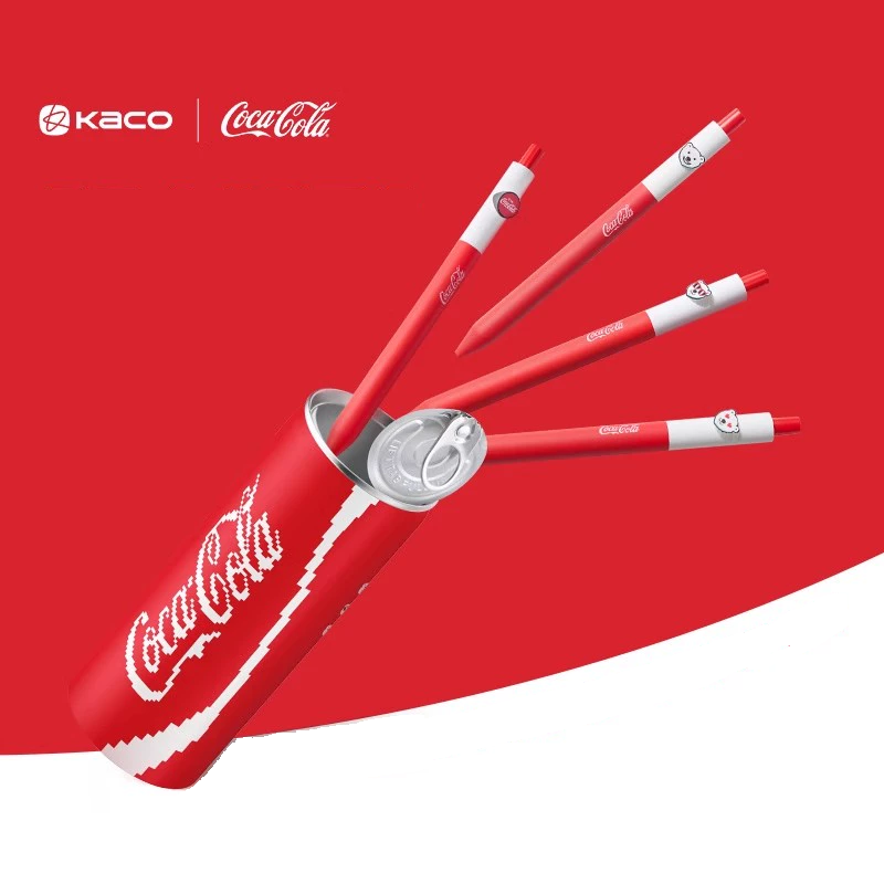 KACO Coca-Cola Limited Edition Bear Gel Pens (4-Pack)