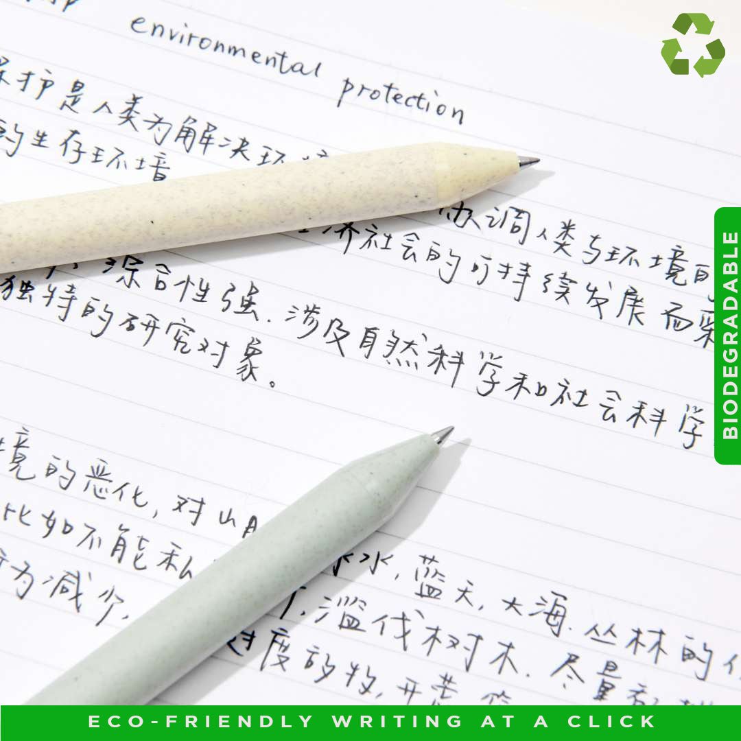 Kaco Pure Biodegradable 0.5mm Gel Ink Pen-Pack Of 4