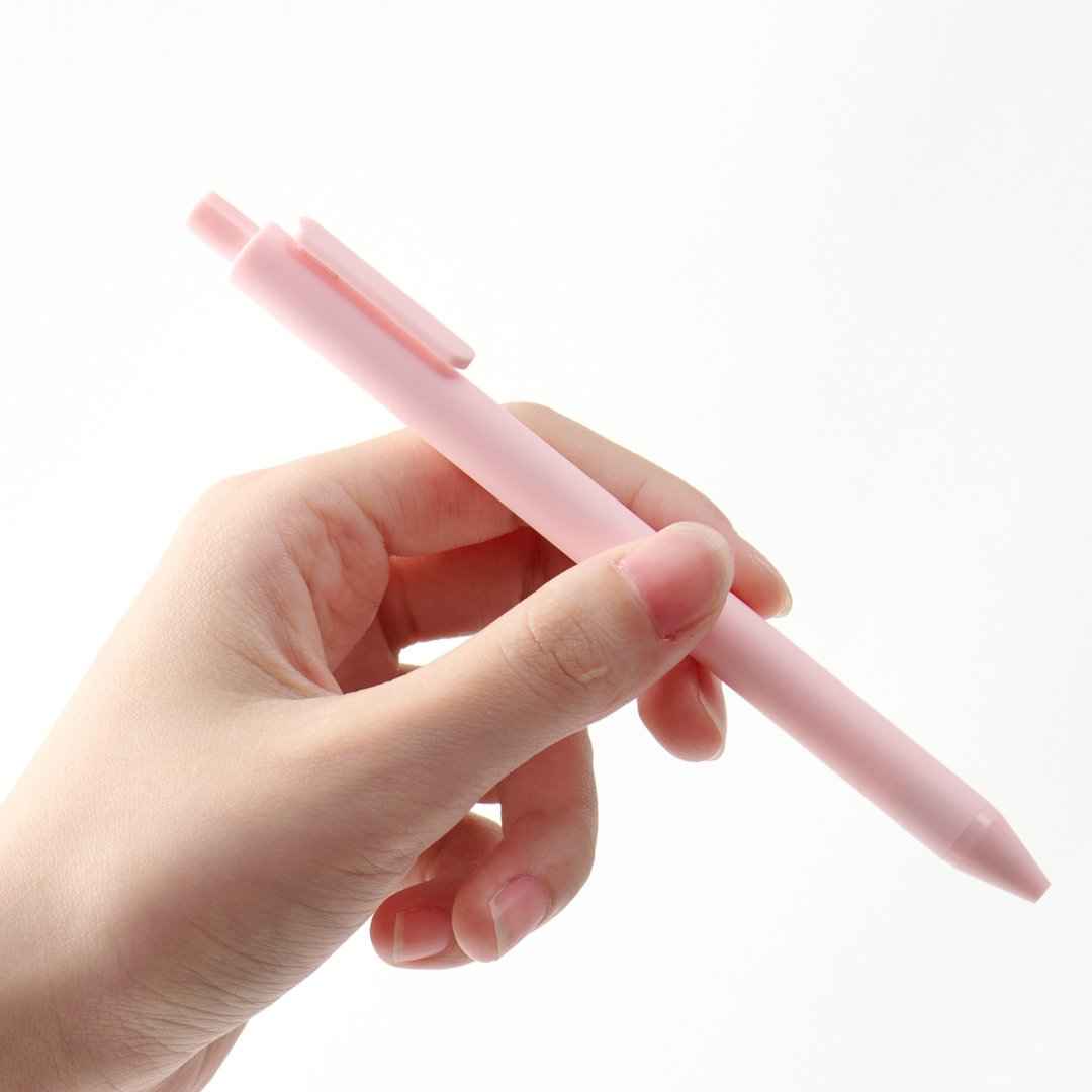 KACO Right Choice Gel Pen 0.5mm Black Ink 6 Pink Set