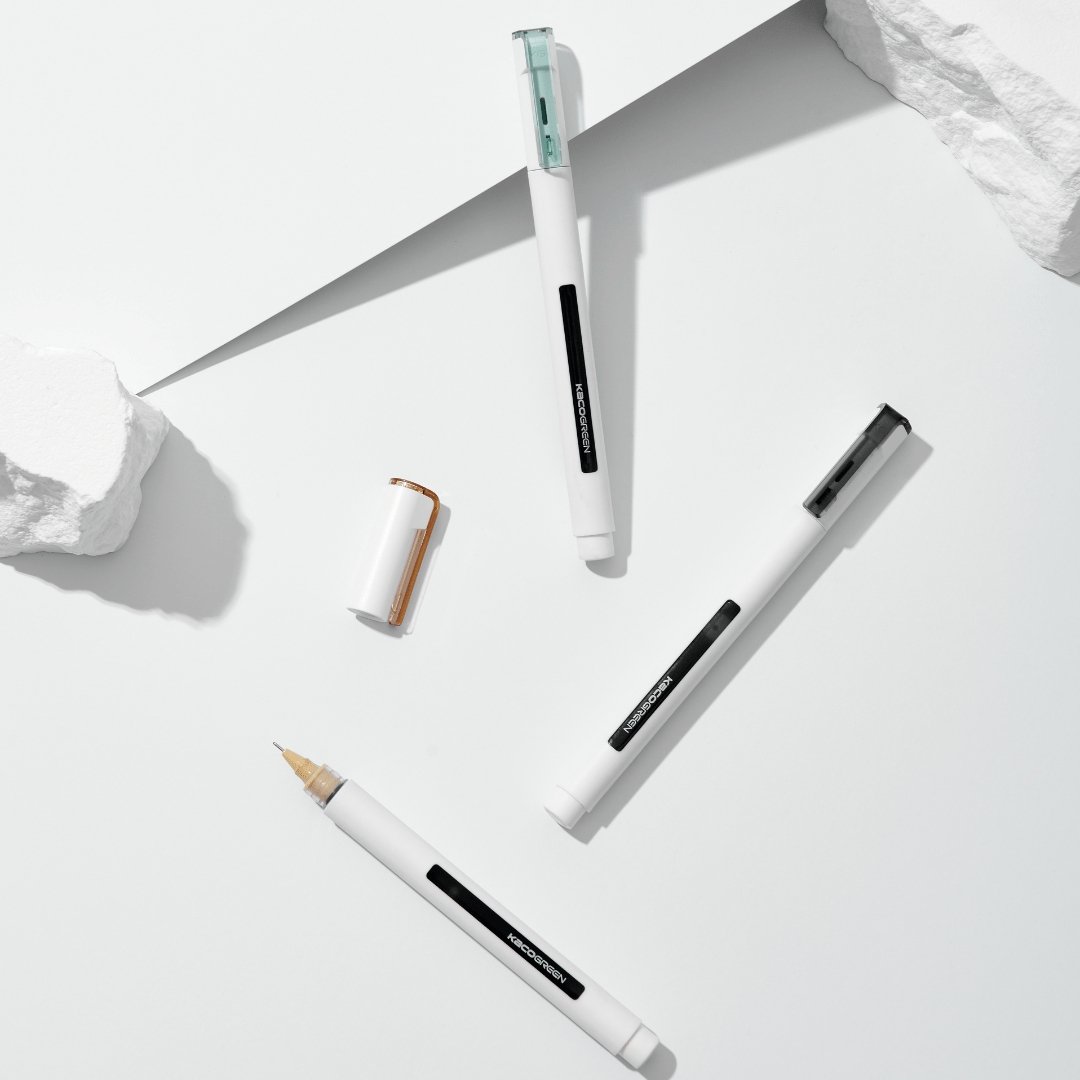 Kaco Tecflow 0.5mm Roller Gel Pen- Pack of 3