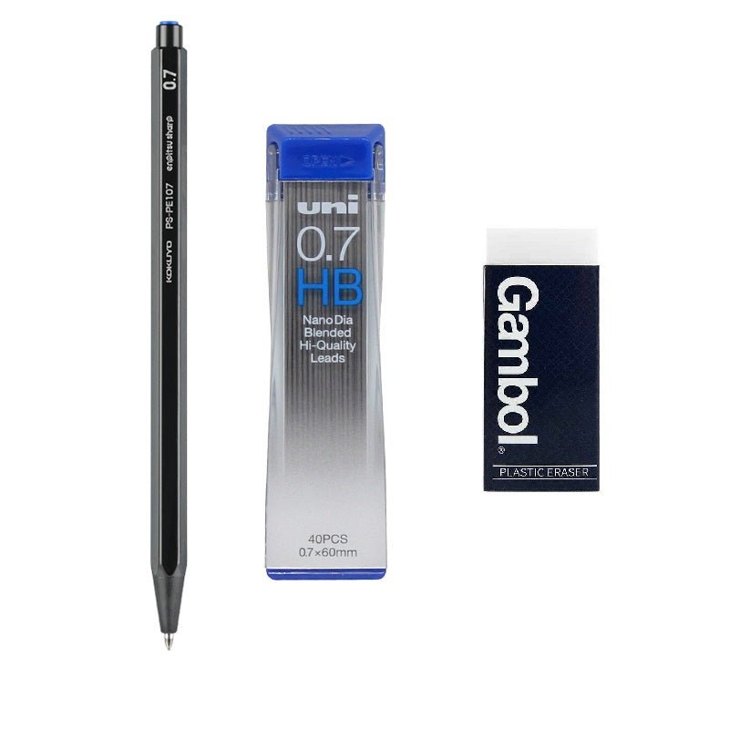 KOKUYO Enpitsu Sharp Mechanical Pencil with Leads and Eraser - TTpen