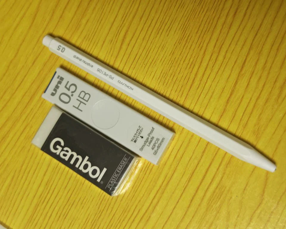 KOKUYO Enpitsu Sharp Mechanical Pencil with Leads and Eraser - TTpen