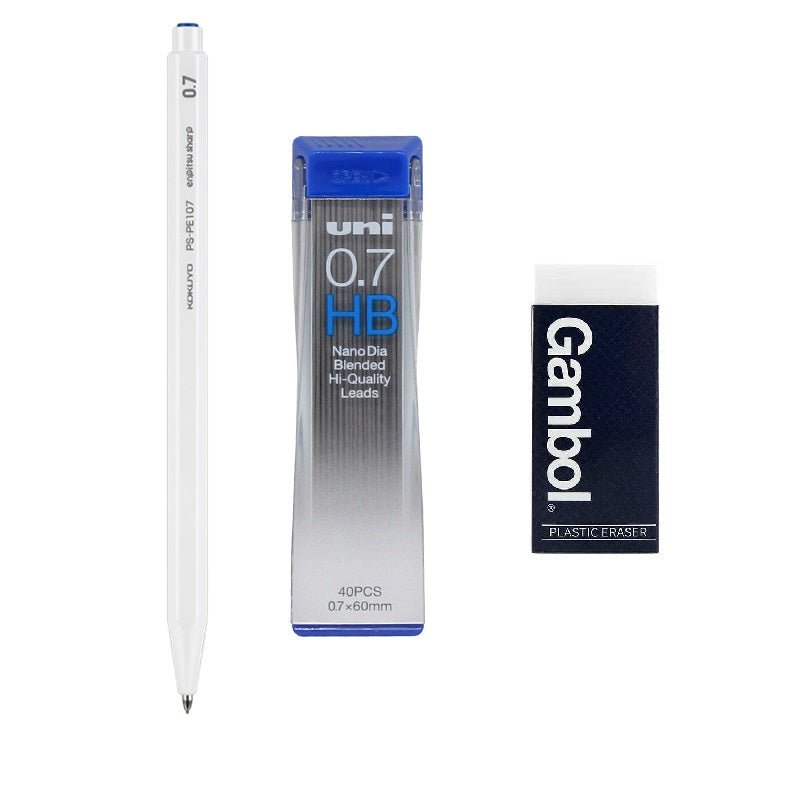 KOKUYO Enpitsu Sharp Mechanical Pencil with Leads and Eraser - TTpen