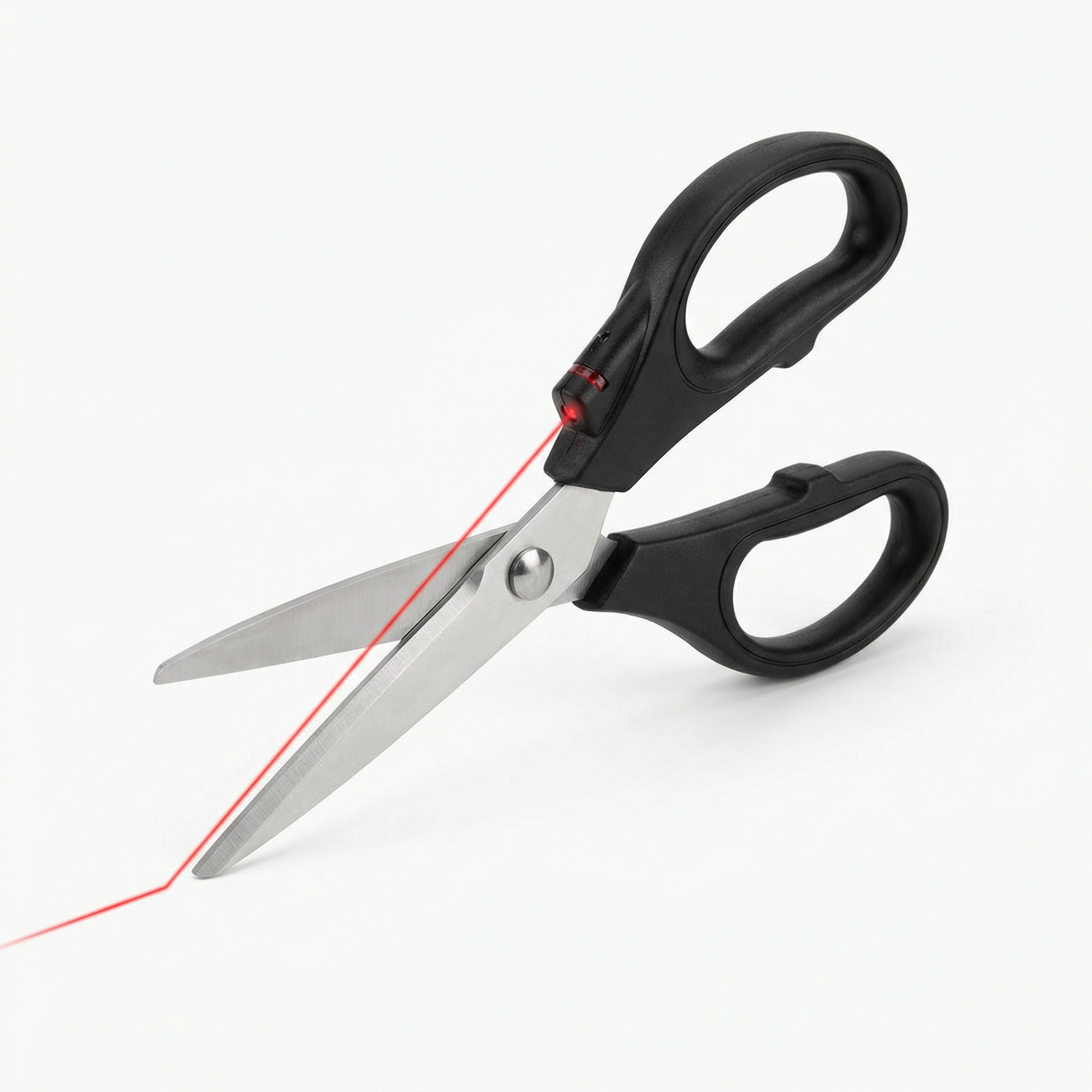 Laser Scissors in Use - Cutting Fabric with Laser Guide