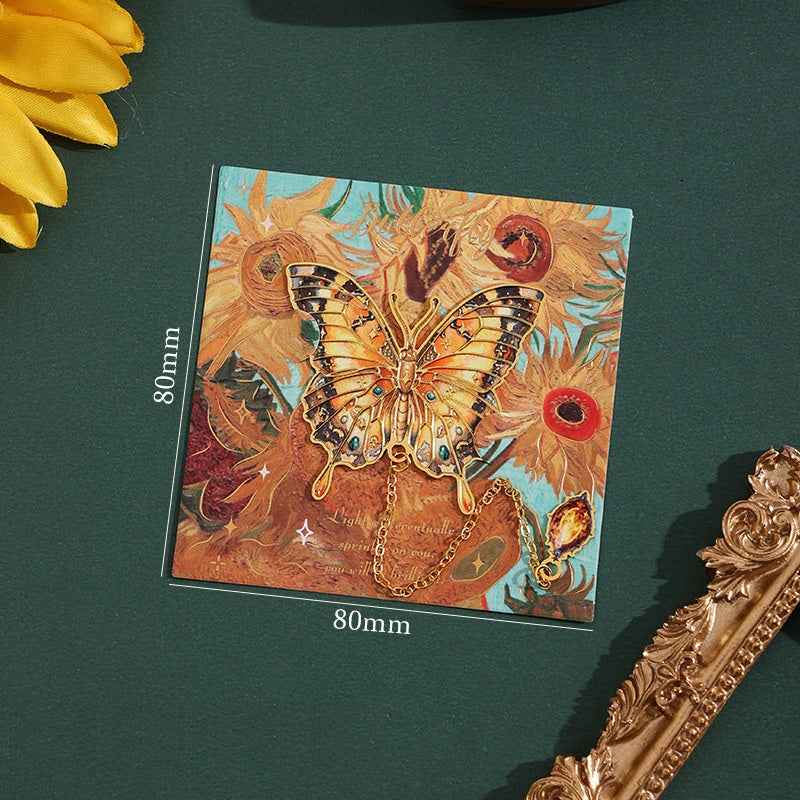 6-Piece Vintage Butterfly Metal Bookmarks with Tassels – Book Lover Gifts