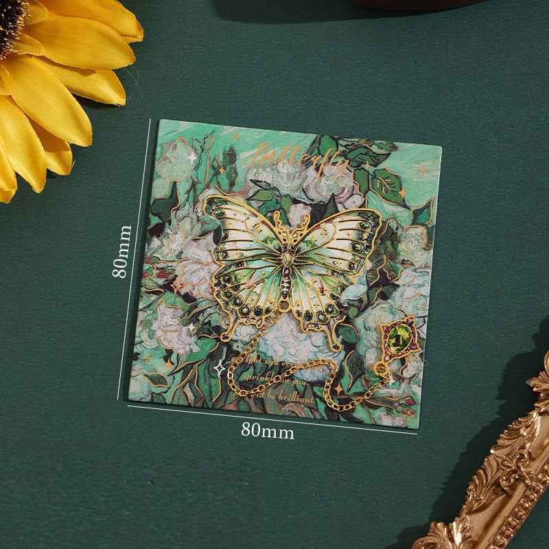 6-Piece Vintage Butterfly Metal Bookmarks with Tassels – Book Lover Gifts