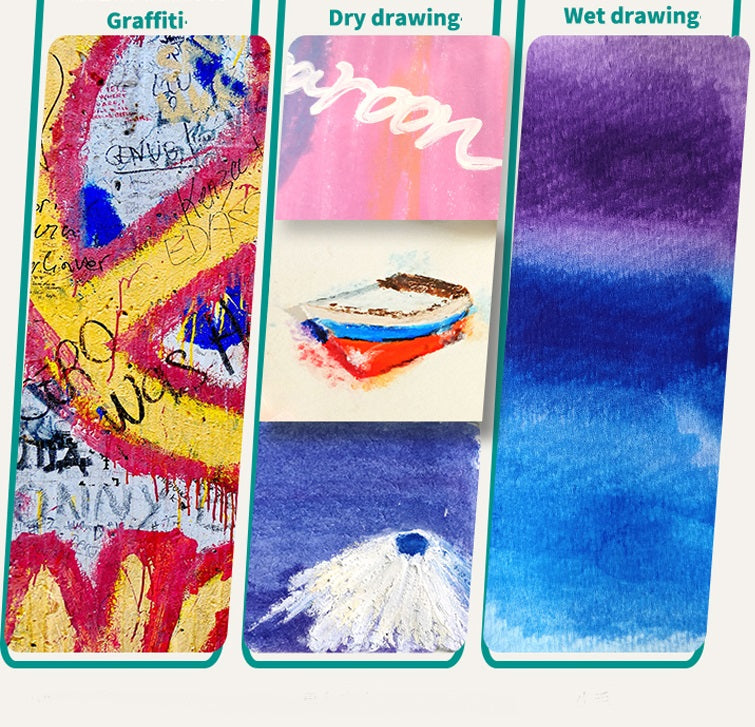 Deigreen Twist Up Tempera Gouache Paint Sticks 12 Color