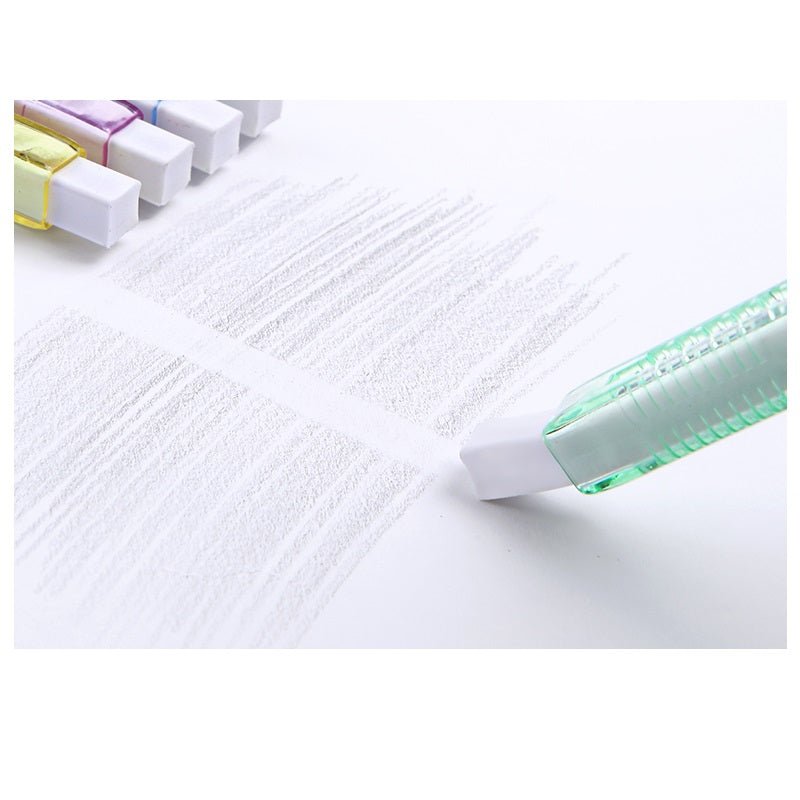 Pentel Clic Eraser ZE81-Transparent Barrel (NON PVC) - 4 Pack