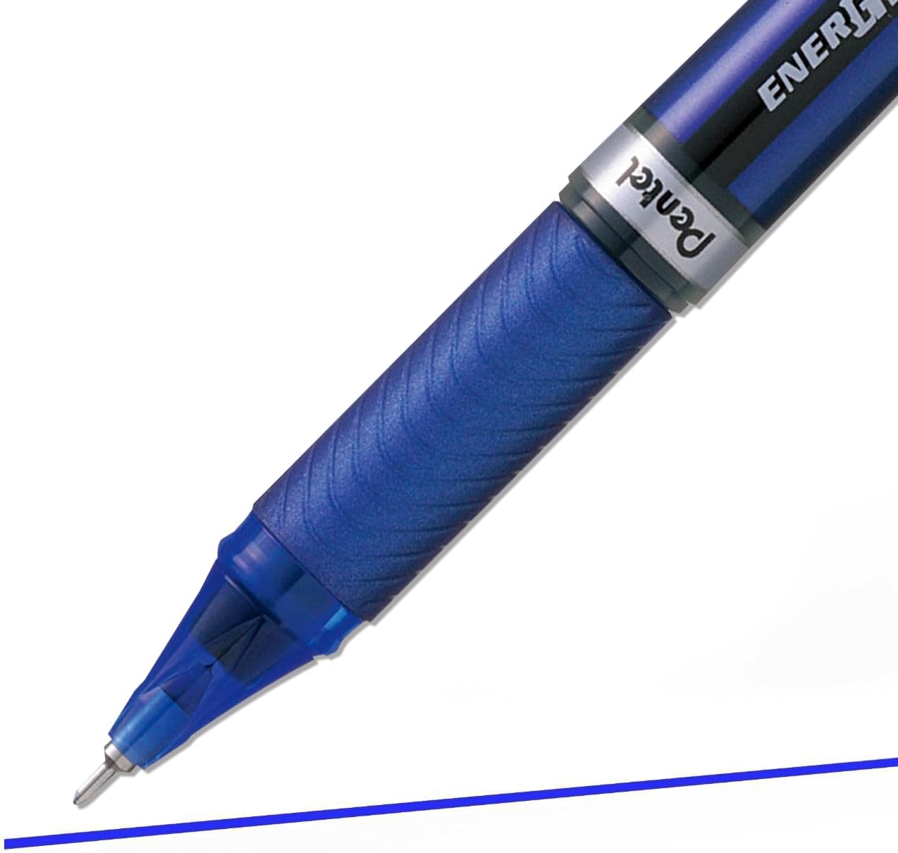 Pentel EnerGel Gel Ink Pen 0.5mm Fine Point Needle Tip,3 Pack