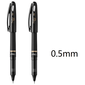 Pentel EnerGel Tradio Gel Ink Pen, (0.5mm),Needle Tip,Black Ink,2 Pack