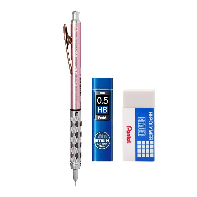 Pentel Graphgear 1000 MechanIcal Pencil Set with Leads Eraser