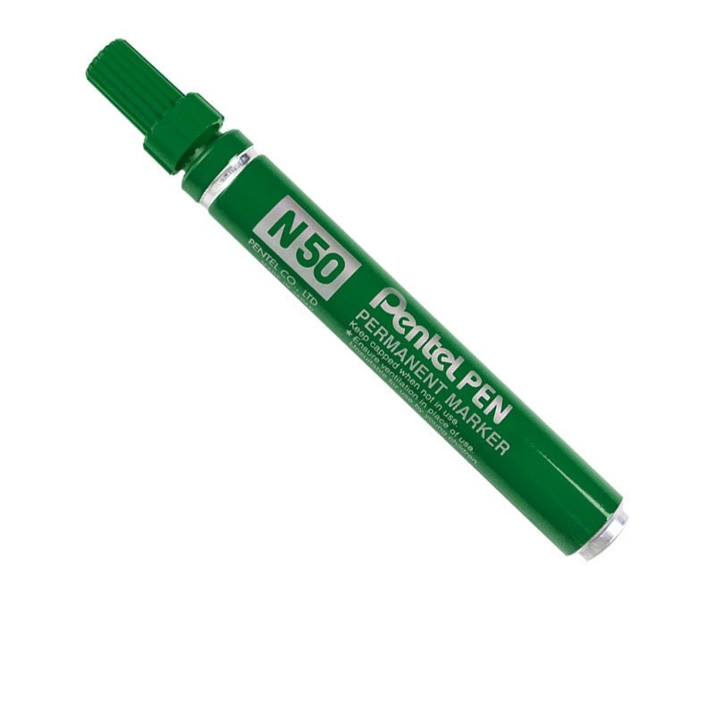 Pentel N50 Permanent Marker Pen Bullet Tip 4 Pack