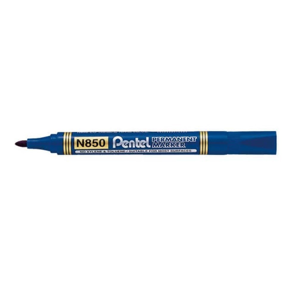 Pentel N850 Permanent Markers Bullet Point 4 Pack