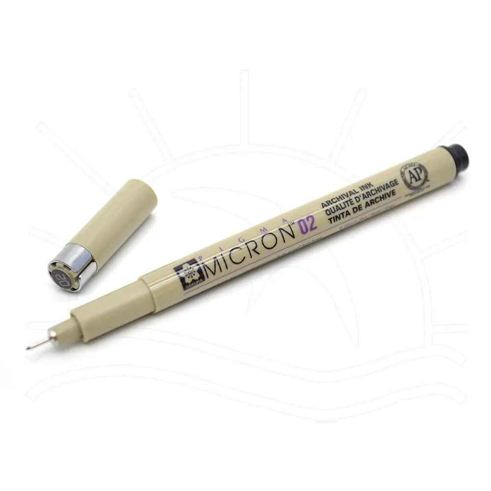 Sakura Pigma Micron Pen - Size 02 - 0.3 mm - Black (3 Pack) - TTpen